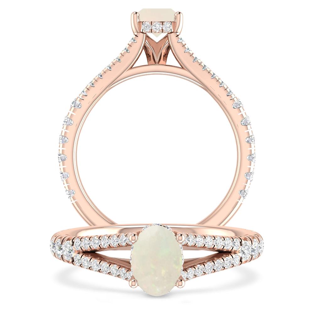 Rose Gold - Opal