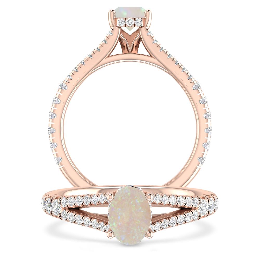 Rose Gold - Opal