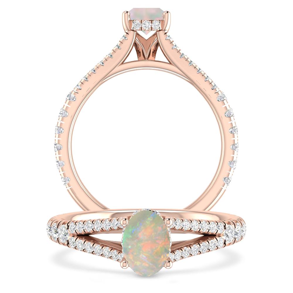 Rose Gold - Opal