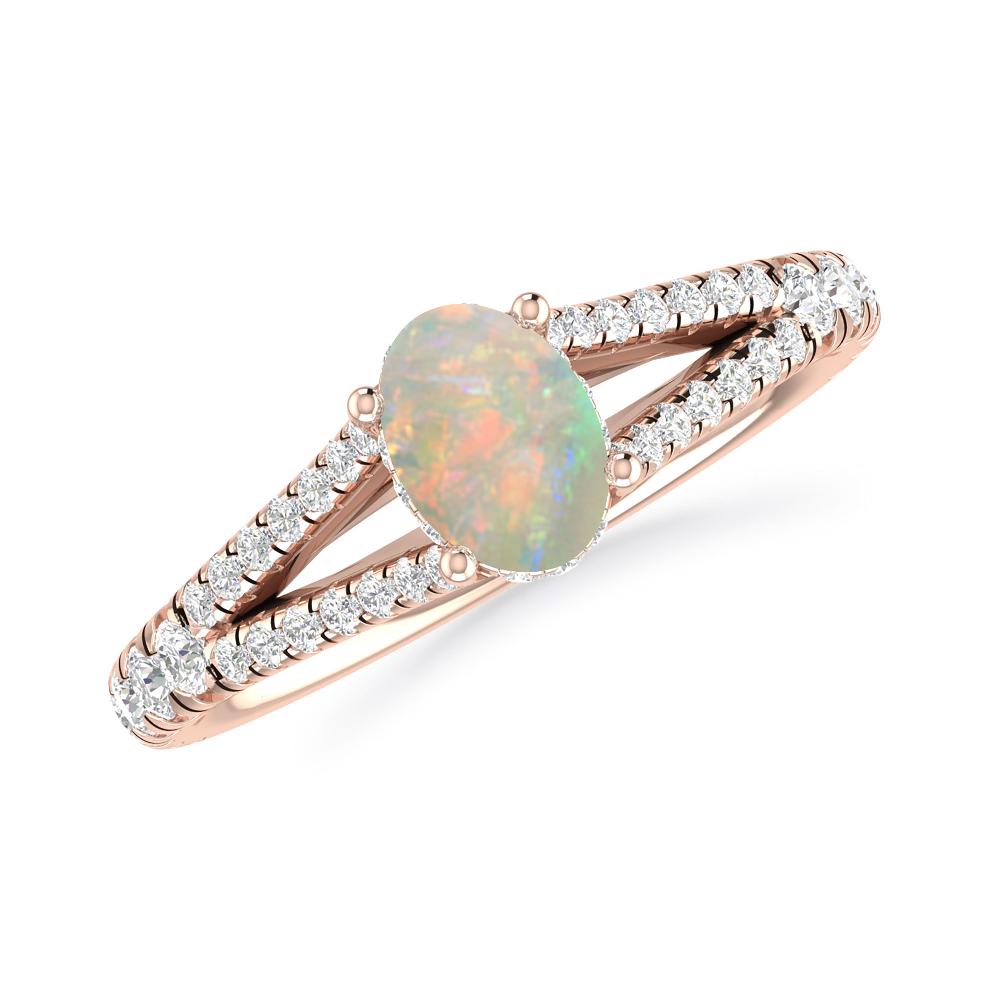 Rose Gold - Opal