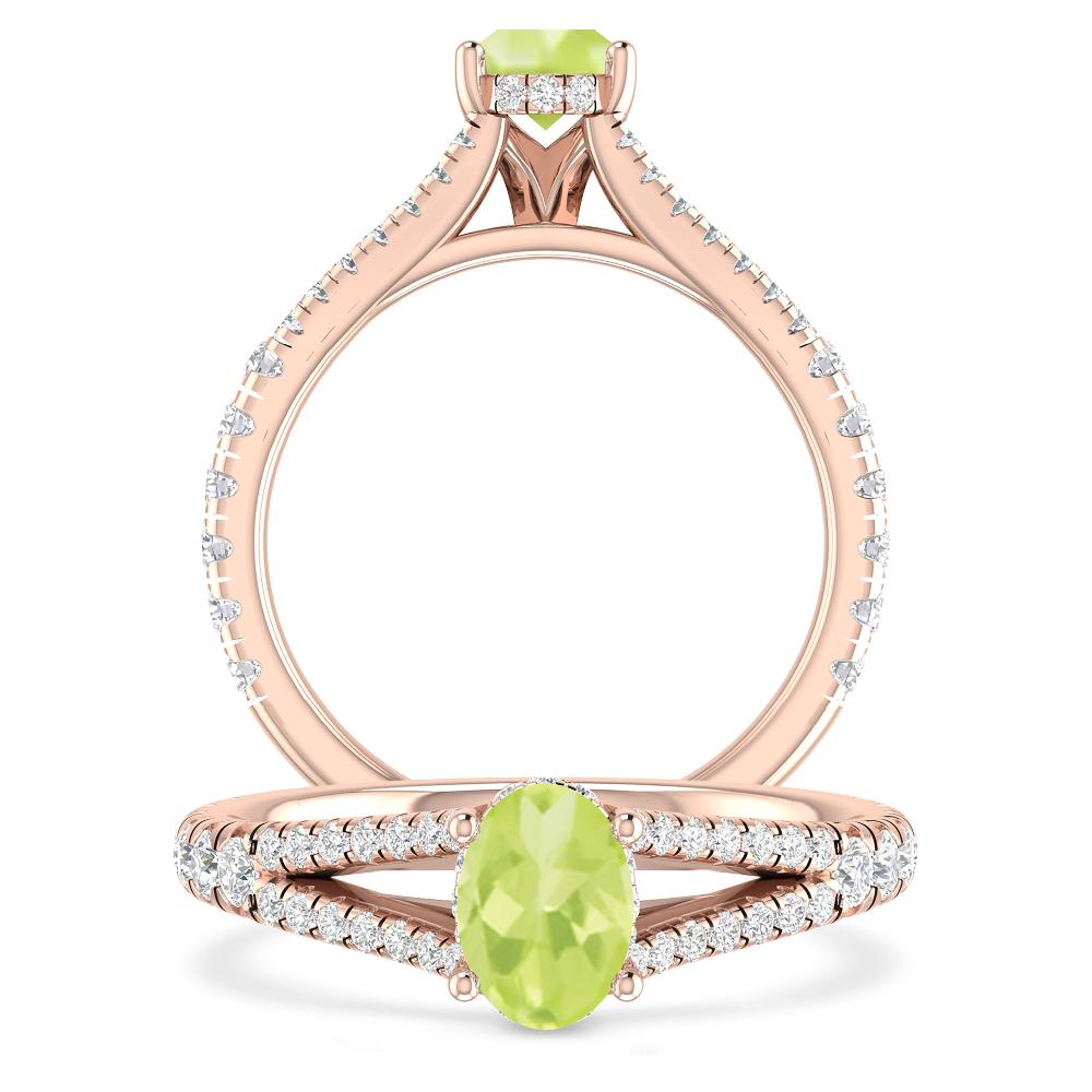 Rose Gold - Peridot