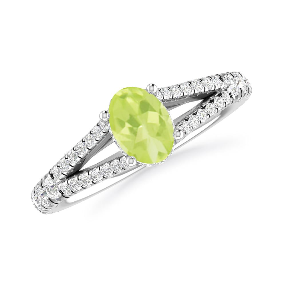 White Gold - Peridot