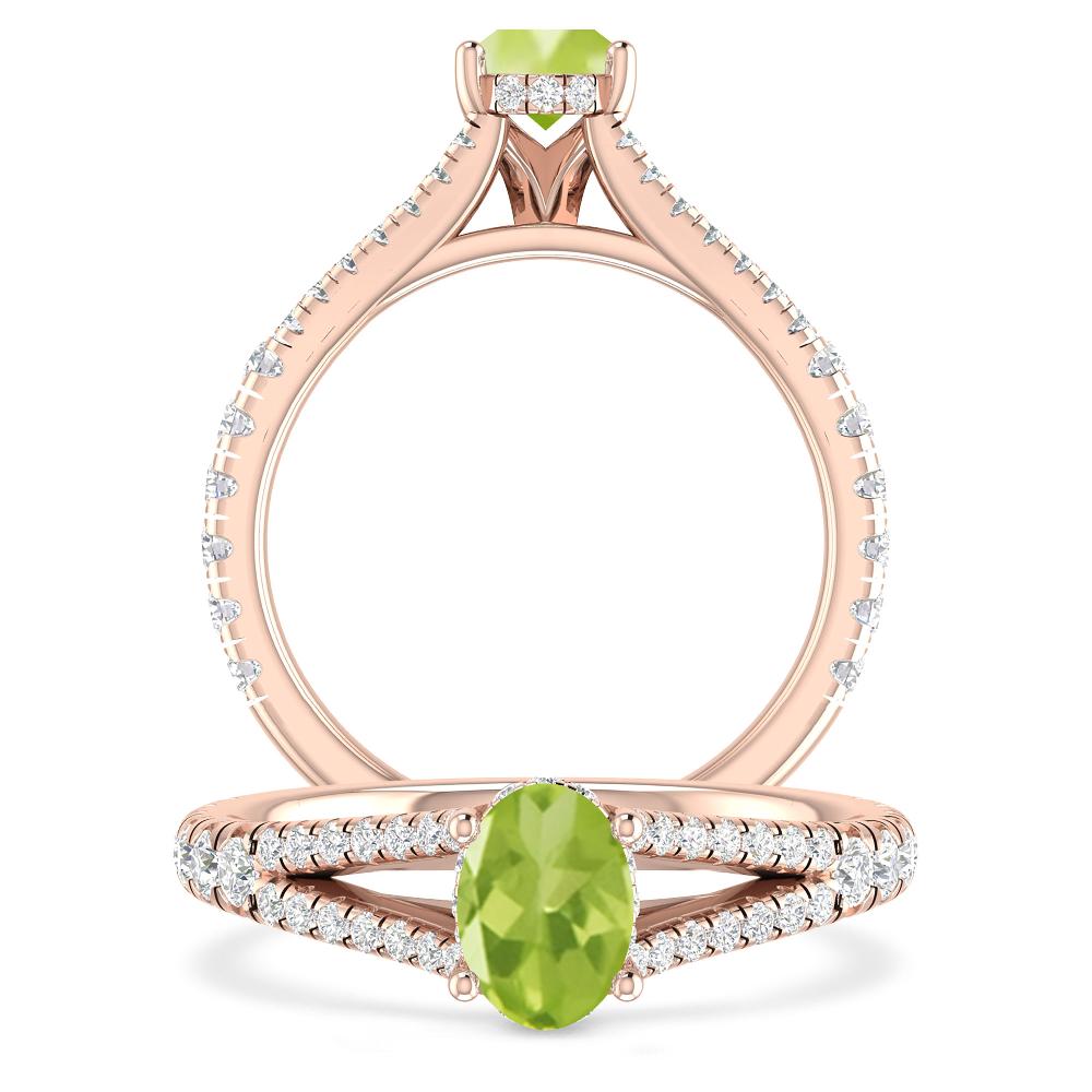 Rose Gold - Peridot