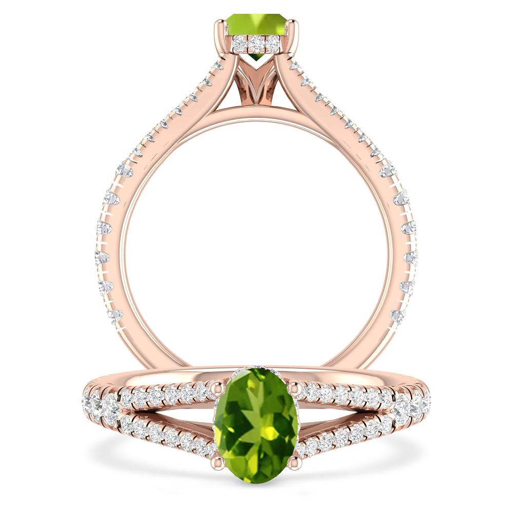 Rose Gold - Peridot