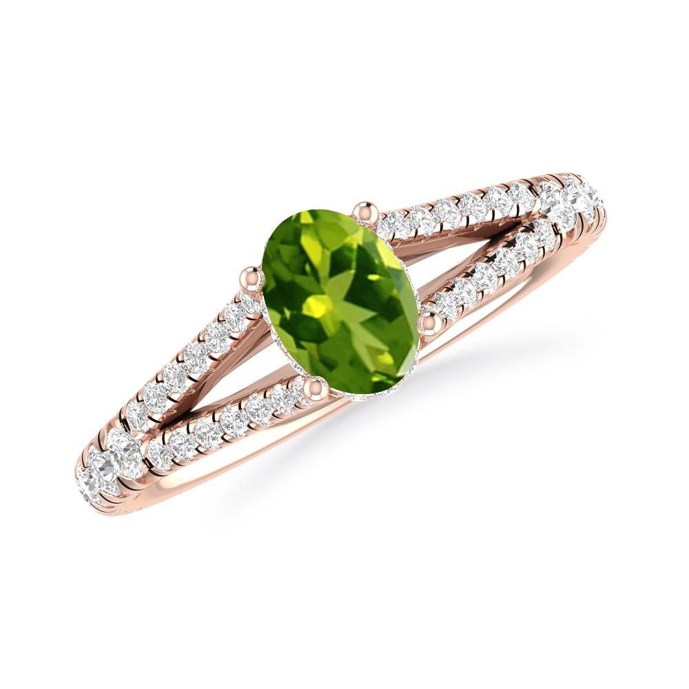 Rose Gold - Peridot