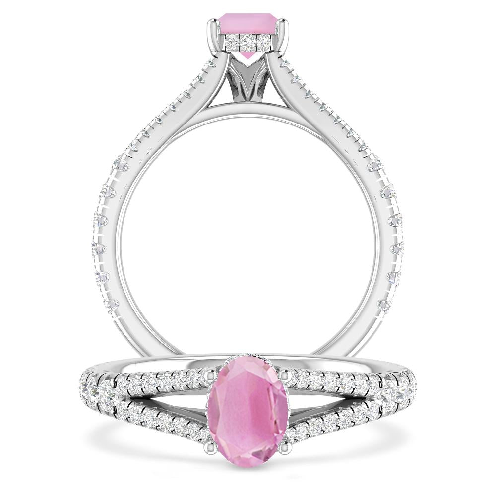 White Gold - Pink Tourmaline