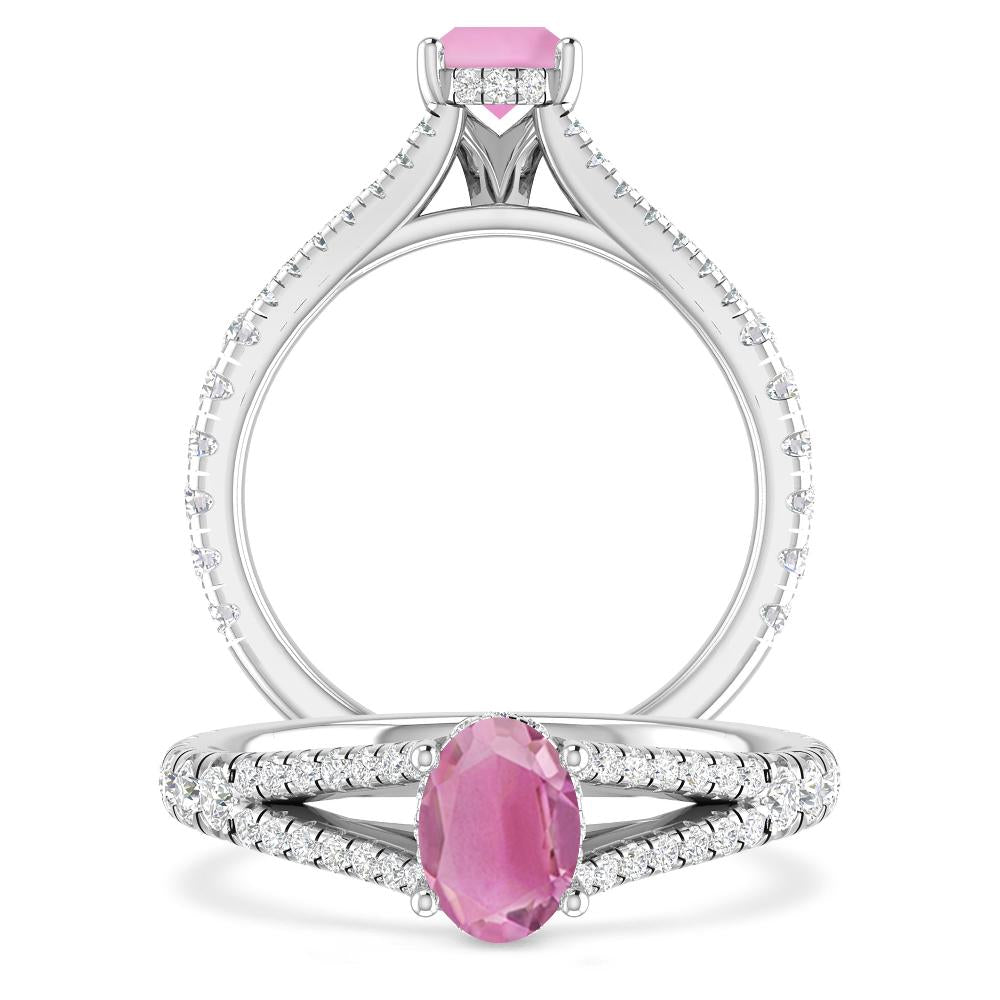 White Gold - Pink Tourmaline