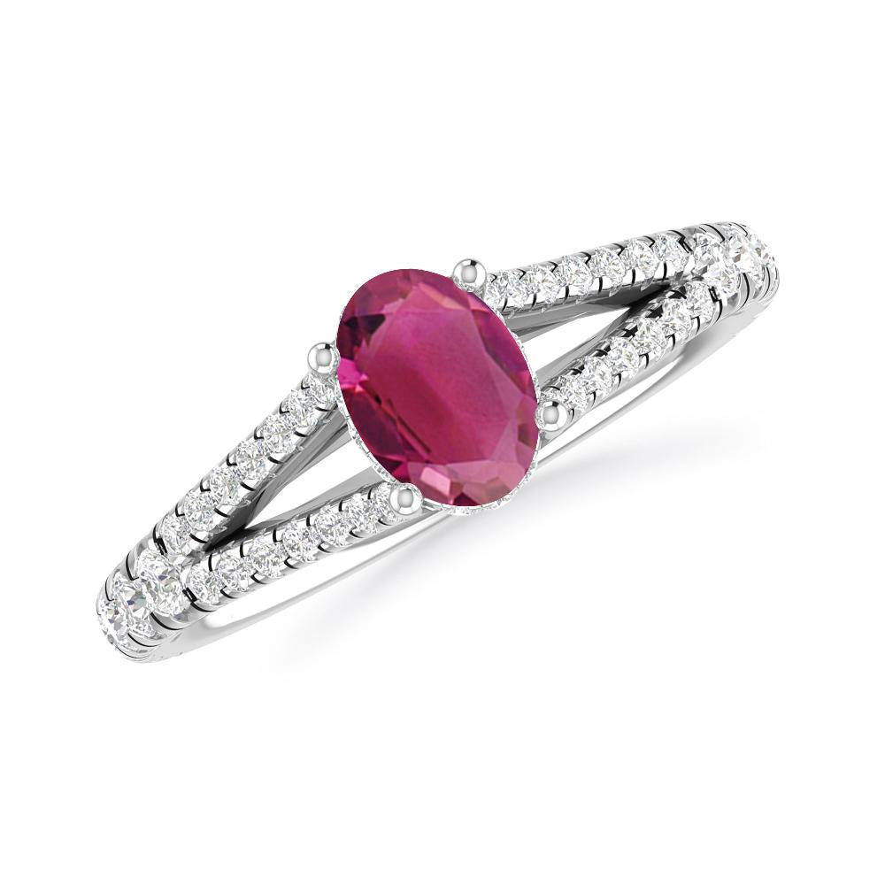 White Gold - Pink Tourmaline