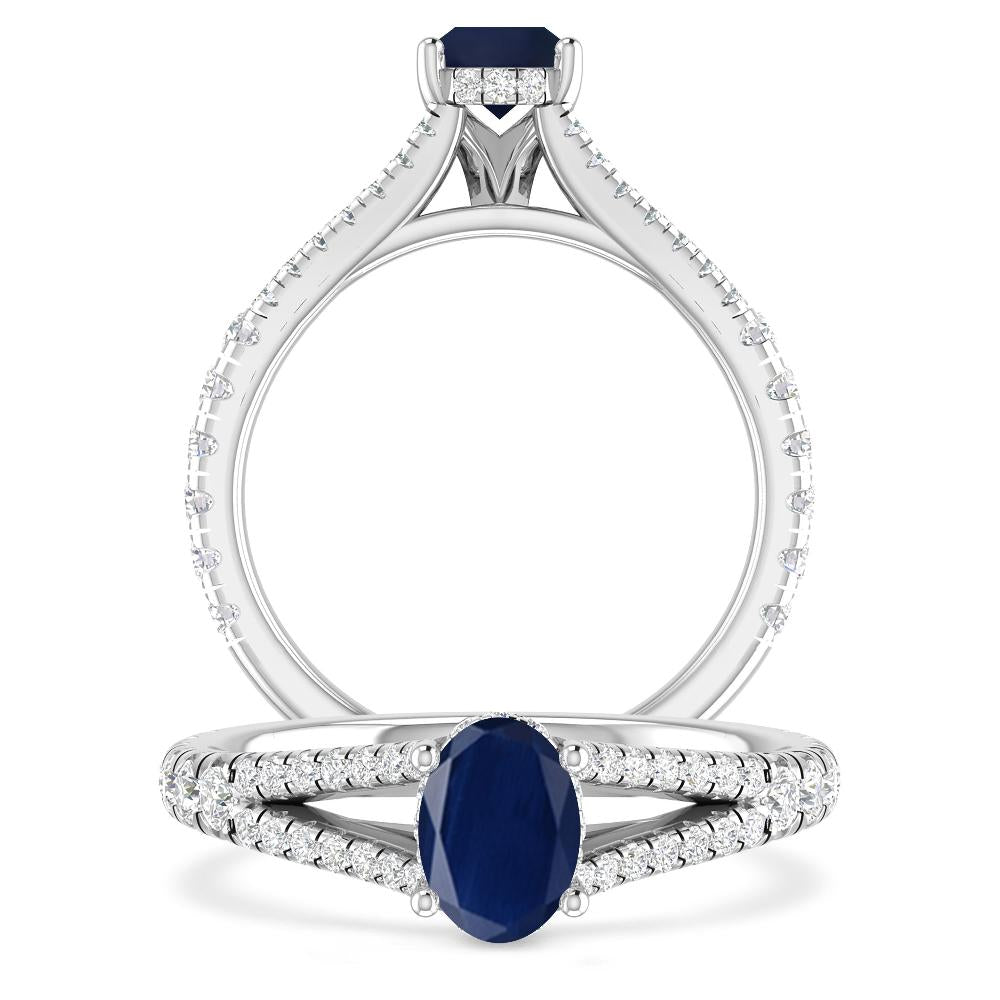 White Gold - Sapphire