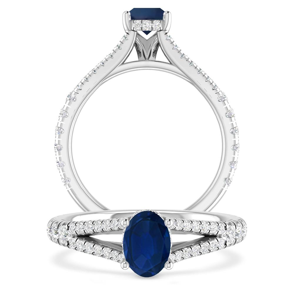 White Gold - Sapphire