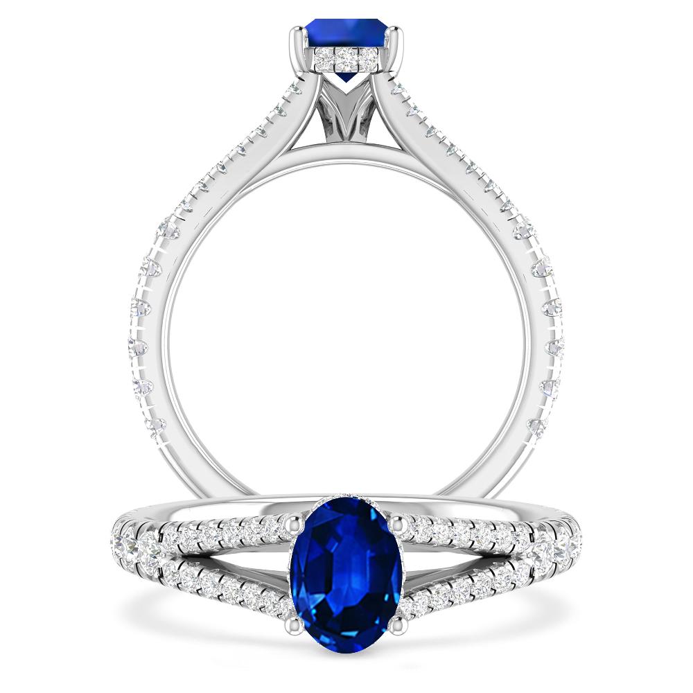 White Gold - Sapphire