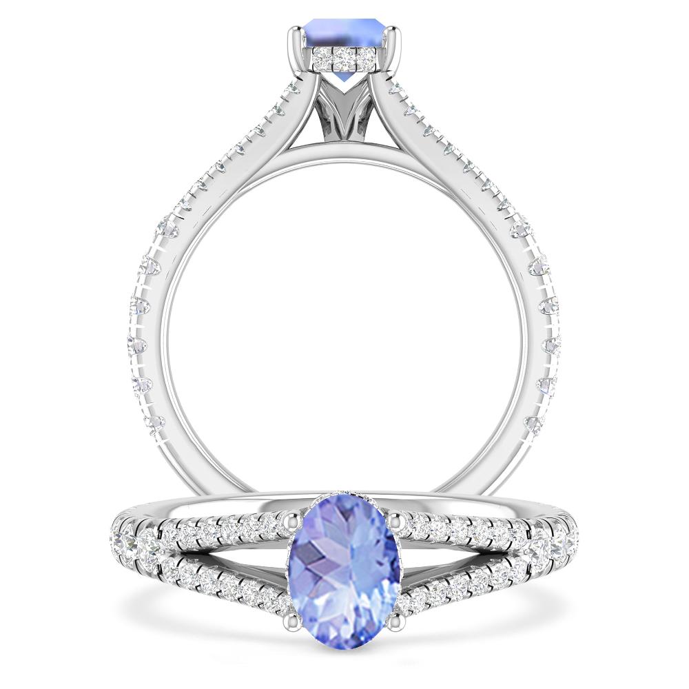 White Gold - Tanzanite