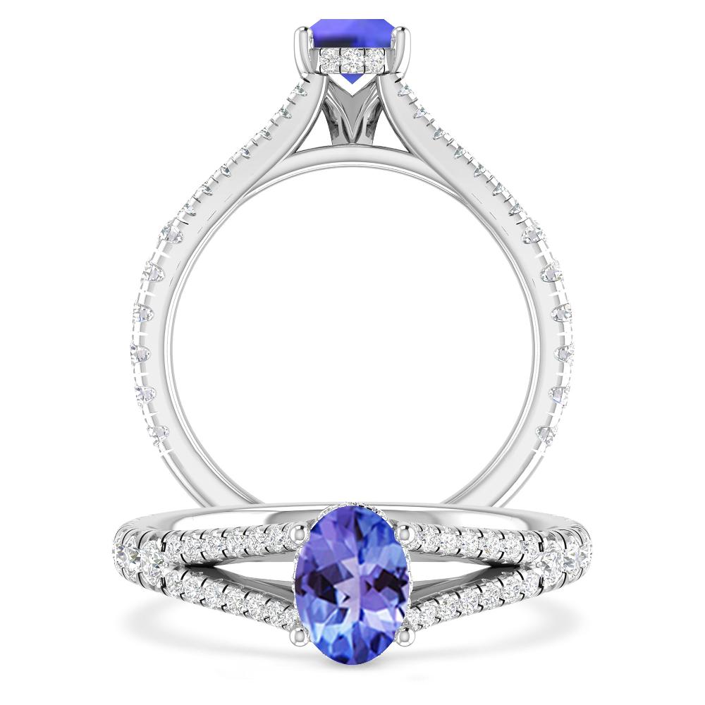 White Gold - Tanzanite