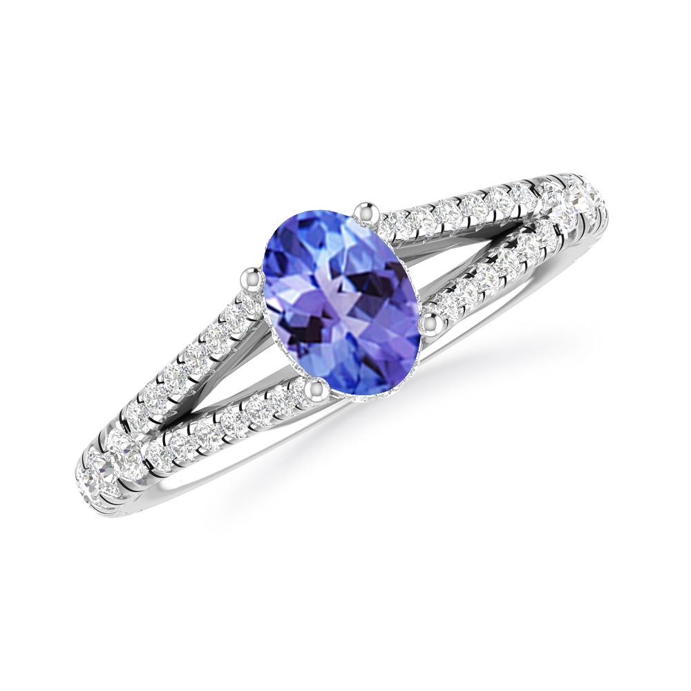 White Gold - Tanzanite