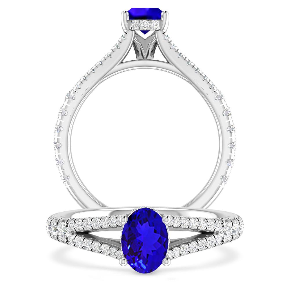 White Gold - Tanzanite