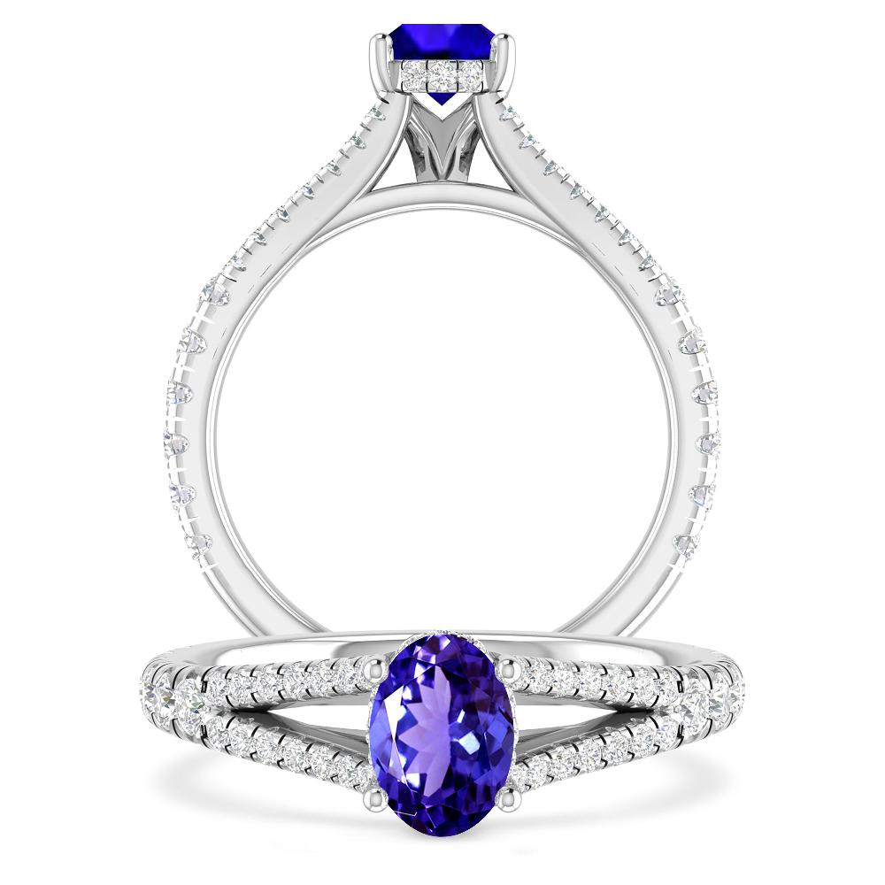 White Gold - Tanzanite