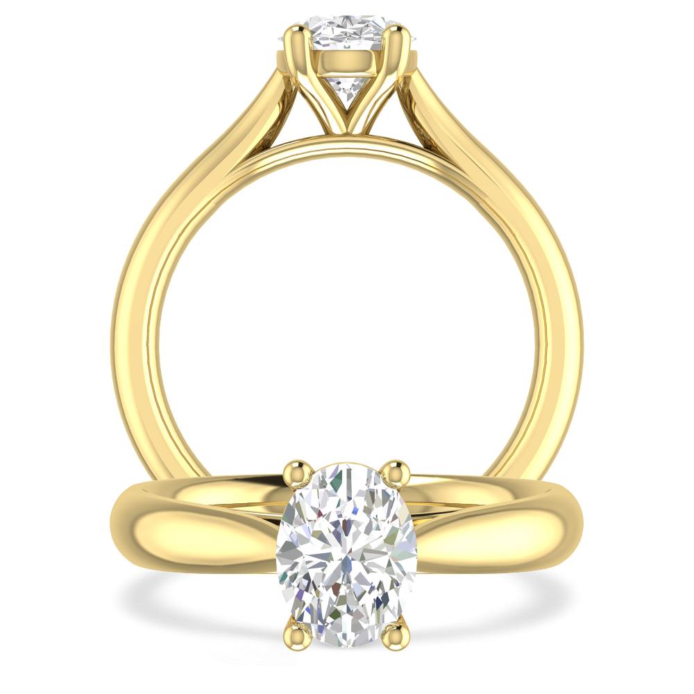 Yellow Gold - Oval