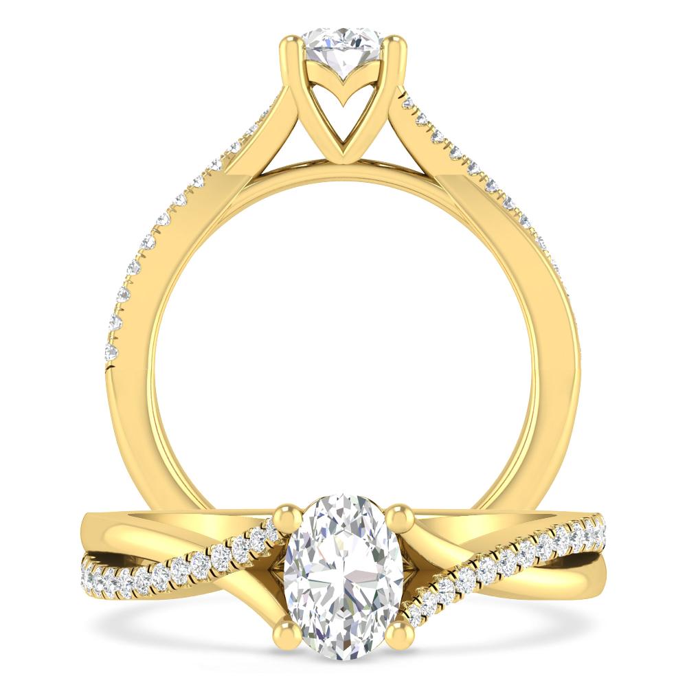 Yellow Gold - Oval