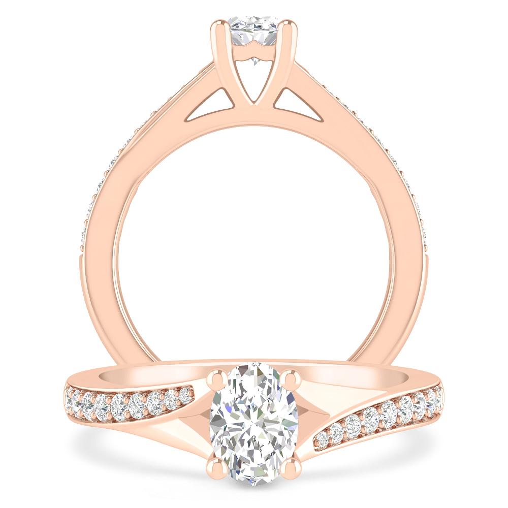 Rose Gold - Oval