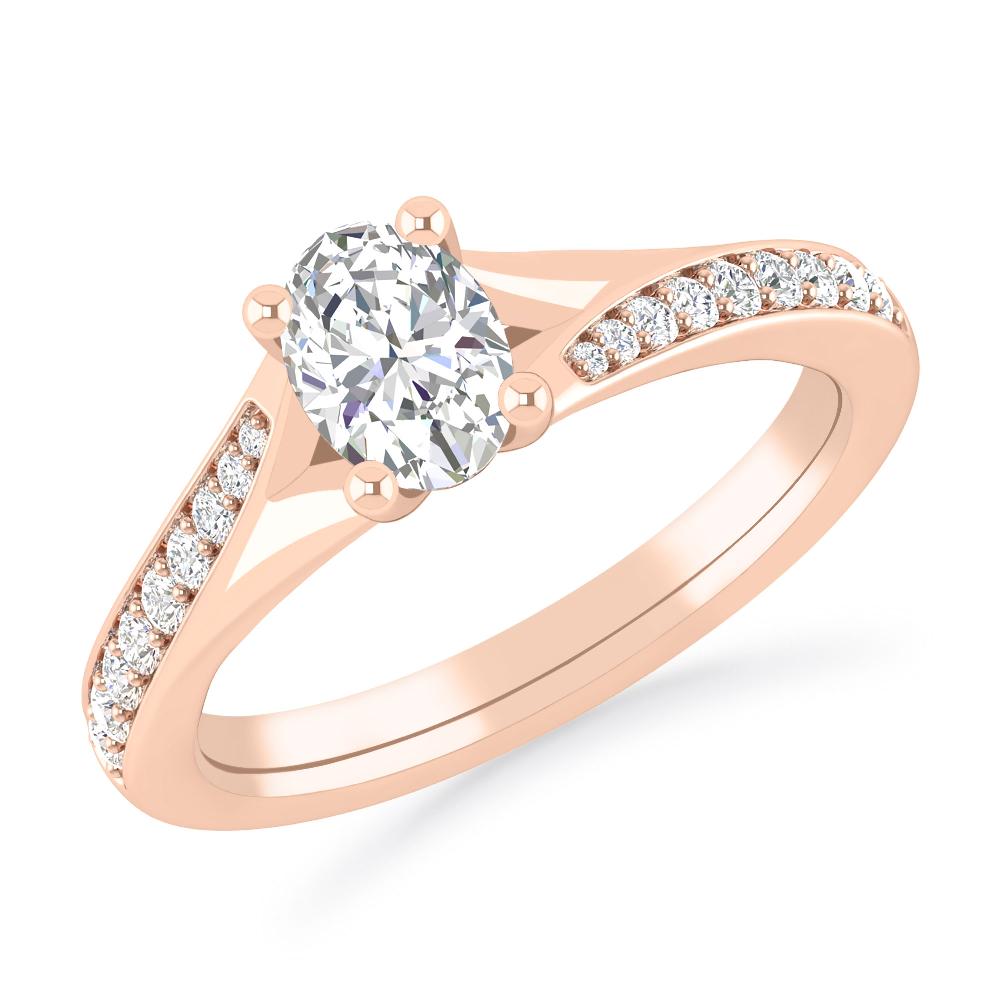 Rose Gold - Oval