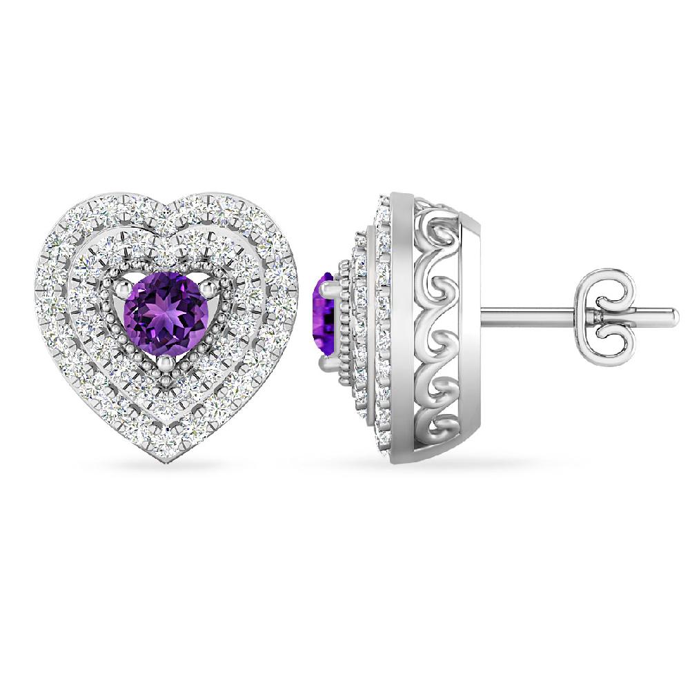 White Gold - Amethyst