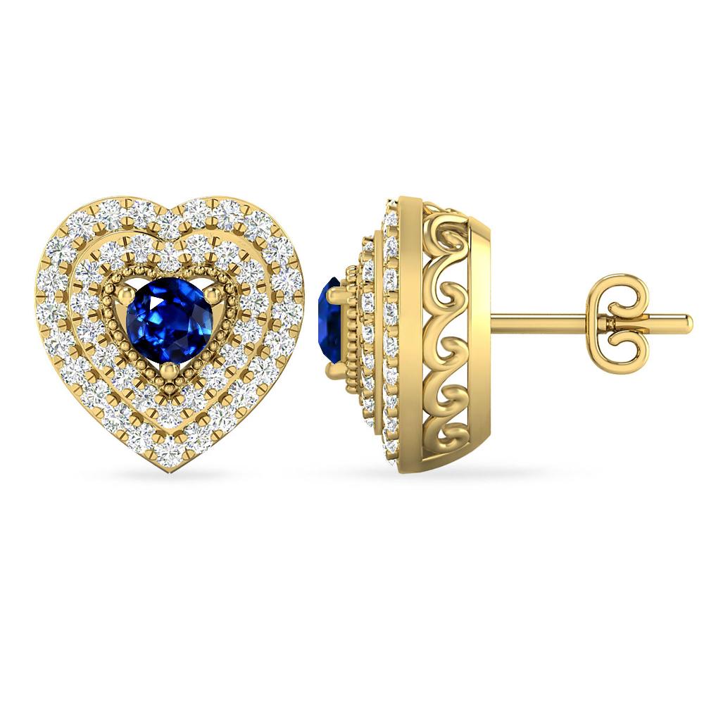 Yellow Gold - Sapphire