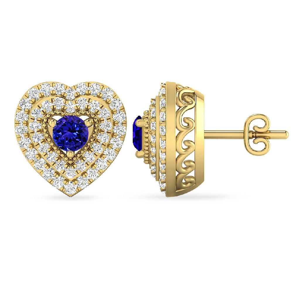 Yellow Gold - Tanzanite