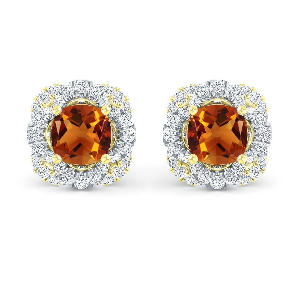 Yellow Gold/White Gold - Citrine