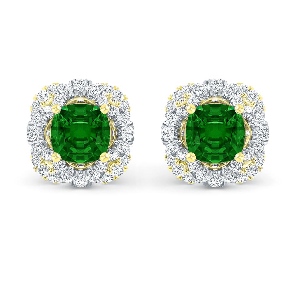 Yellow Gold/White Gold - Emerald