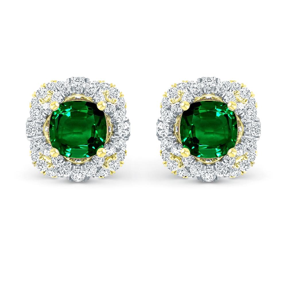 Yellow Gold/White Gold - Emerald