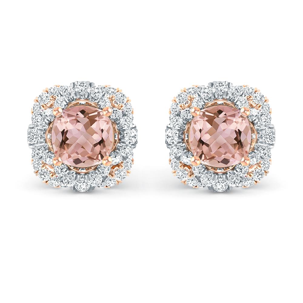 Rose Gold/White Gold - Morganite