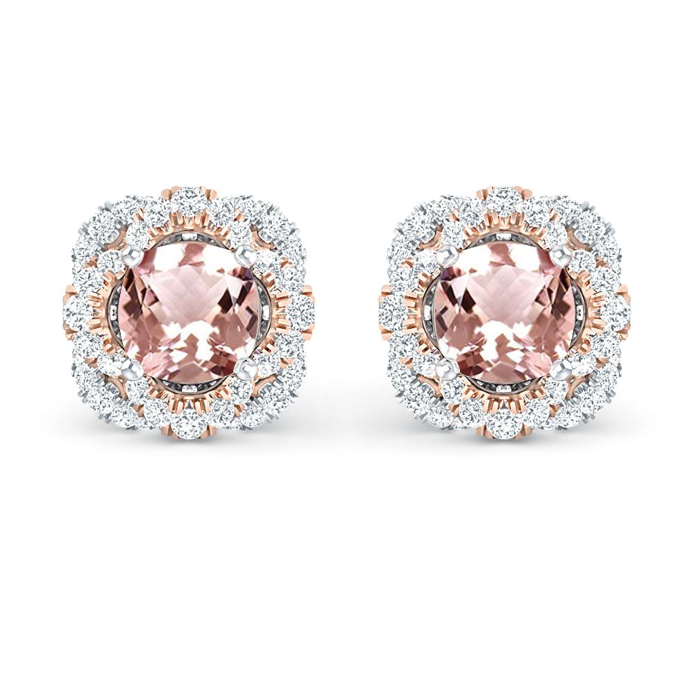 White Gold/Rose Gold - Morganite