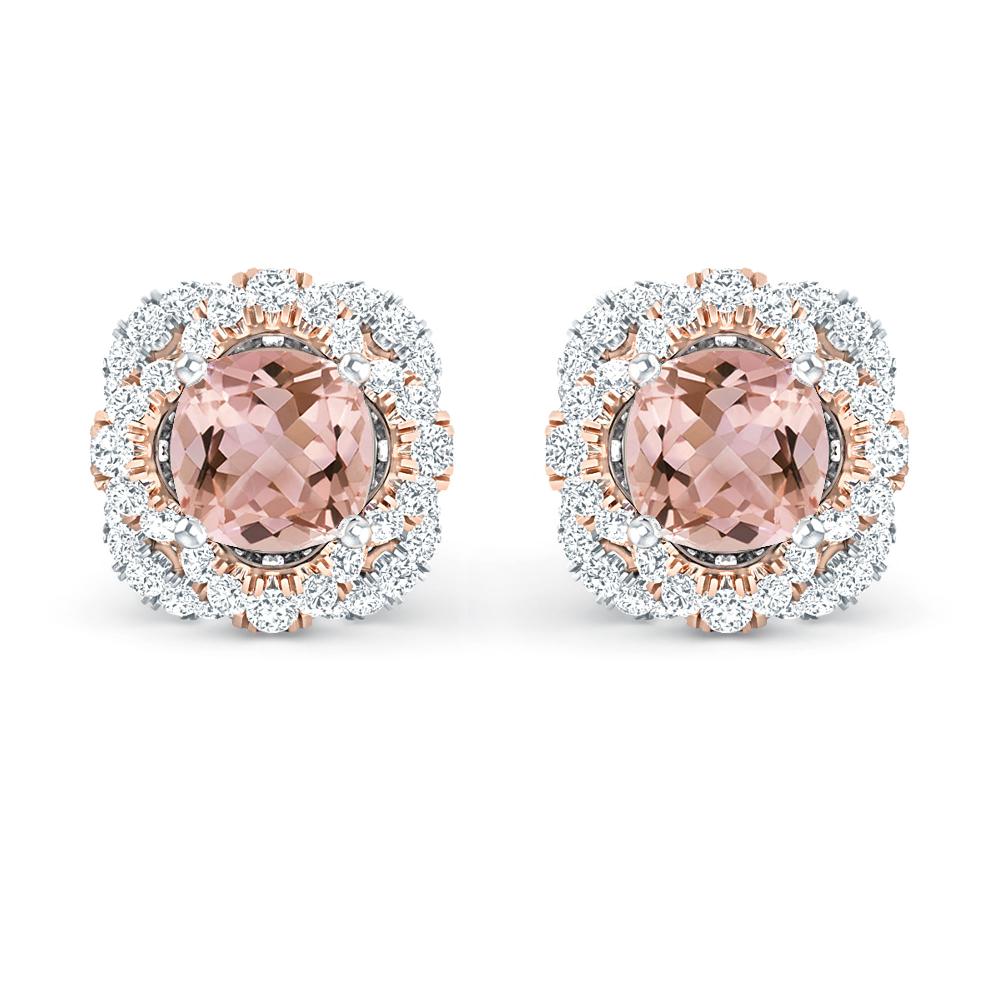 White Gold/Rose Gold - Morganite