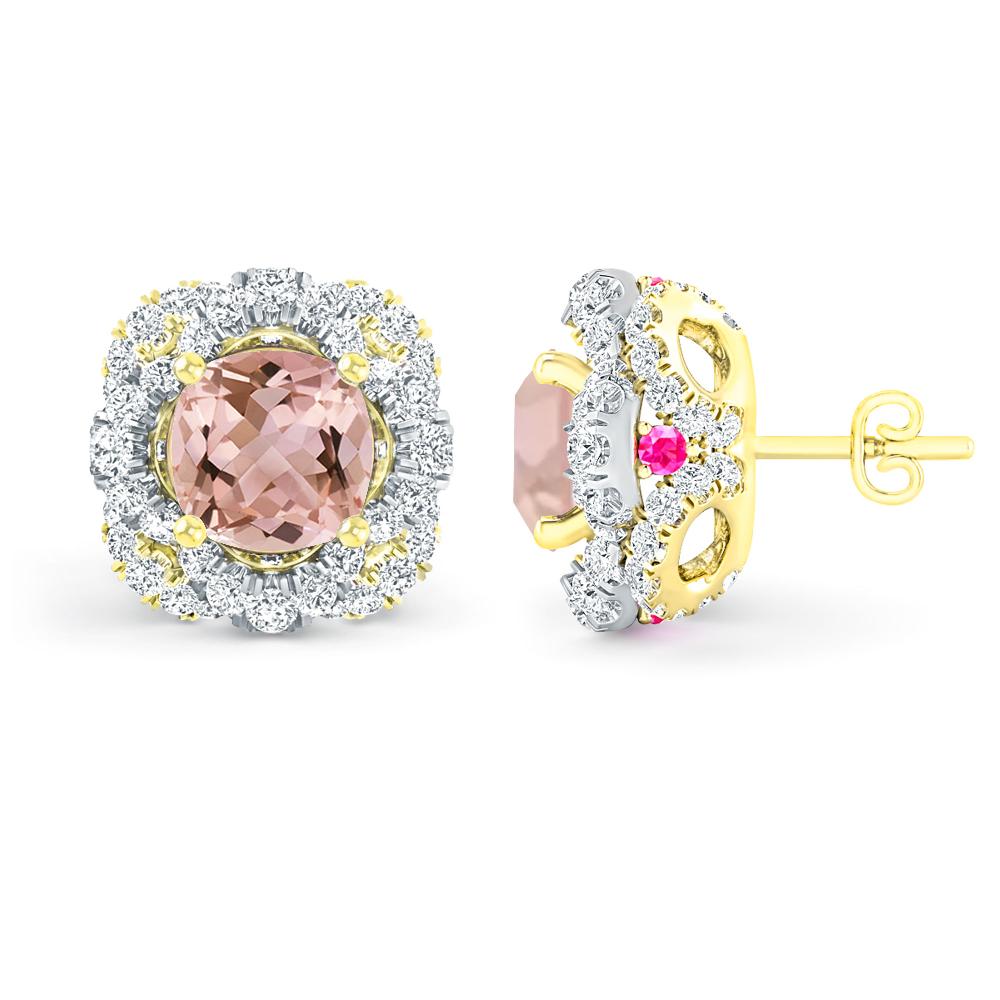 Yellow Gold/White Gold - Morganite