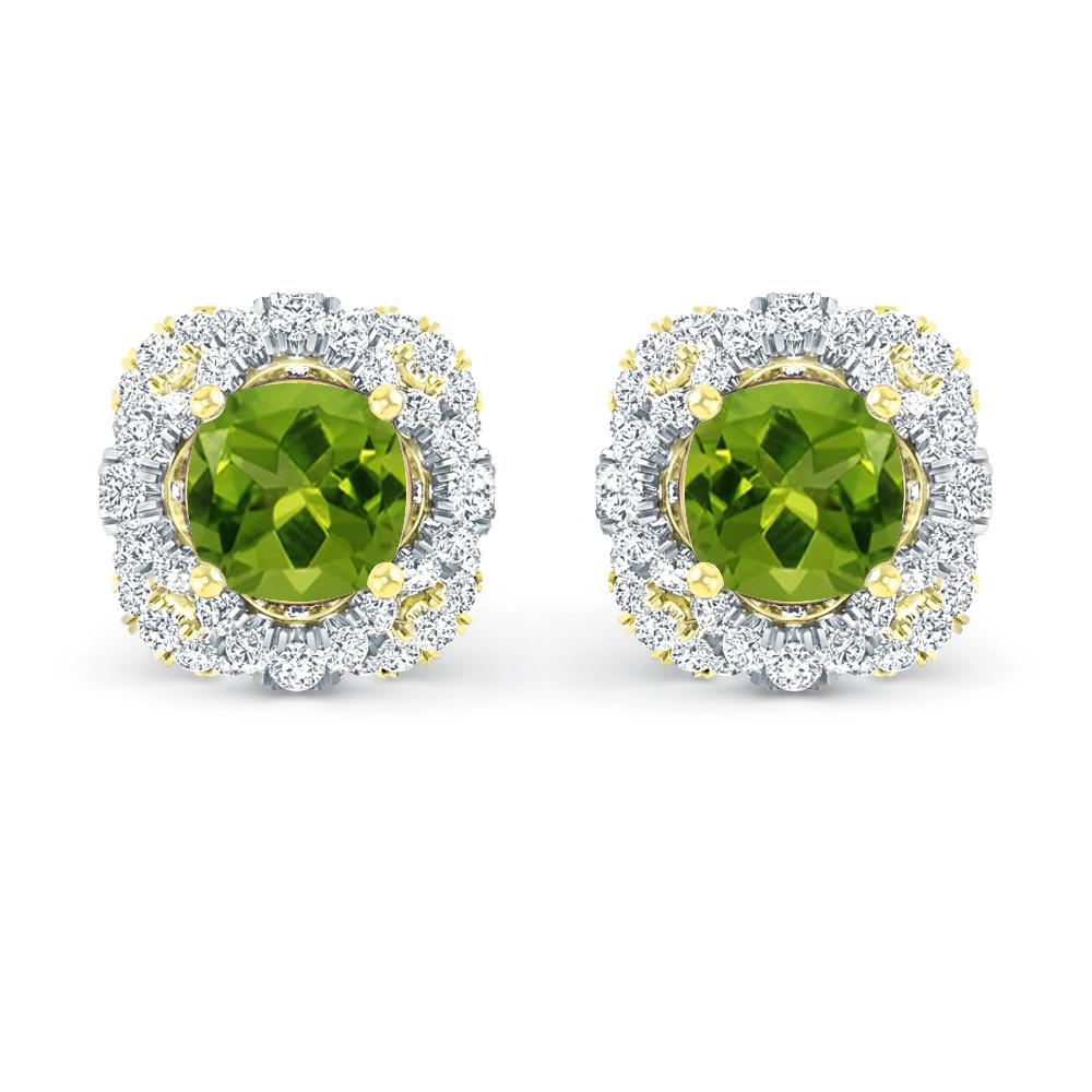 Yellow Gold/White Gold - Peridot