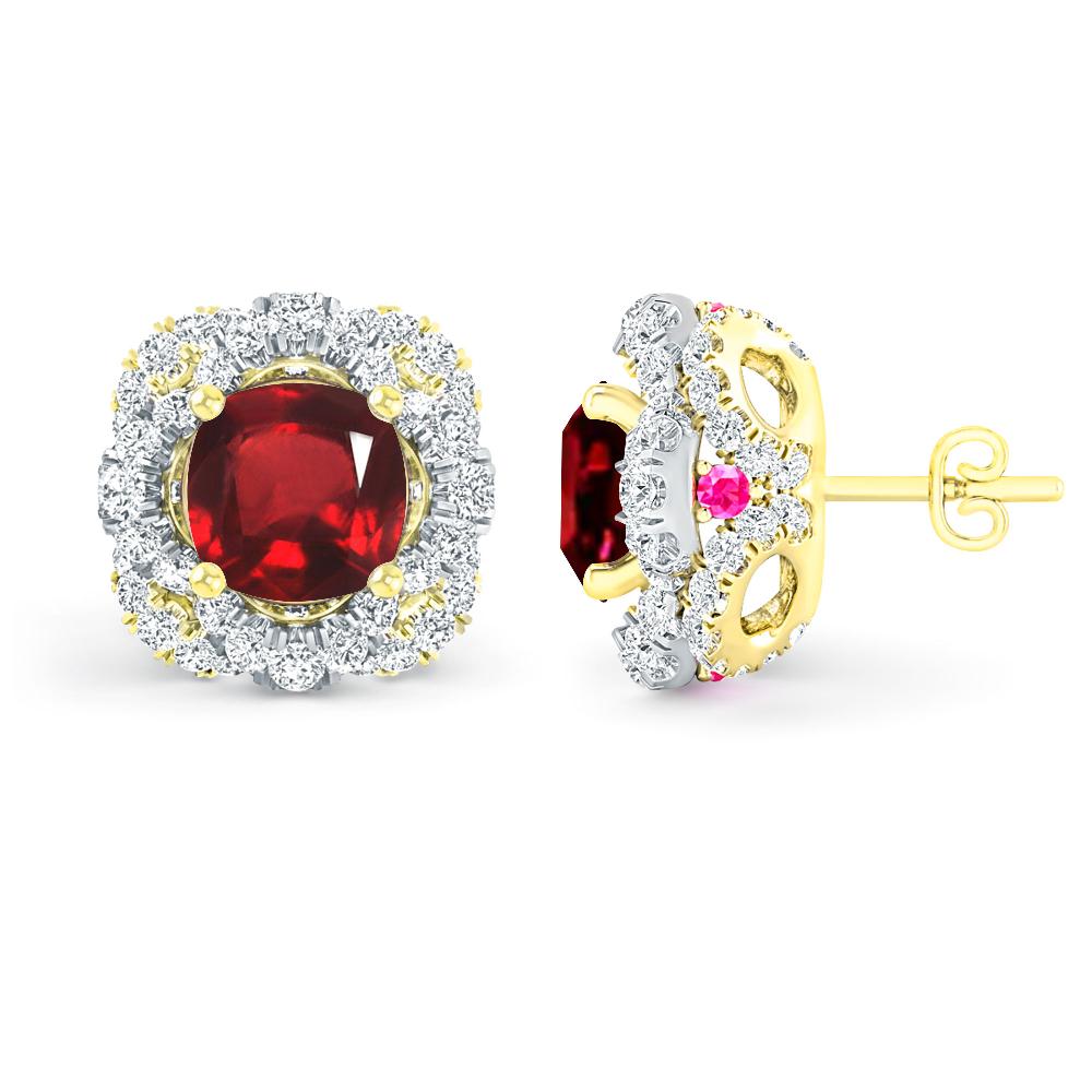 Yellow Gold/White Gold - Ruby