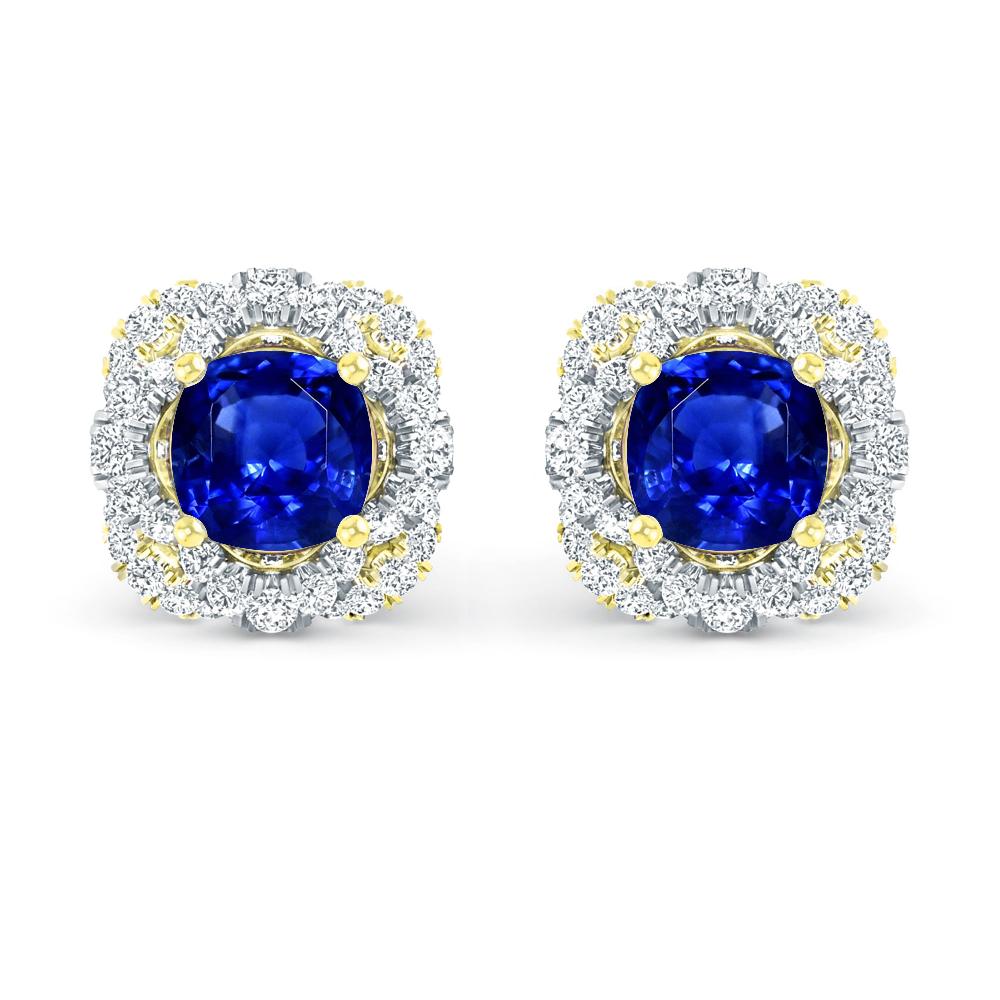 Yellow Gold/White Gold - Sapphire