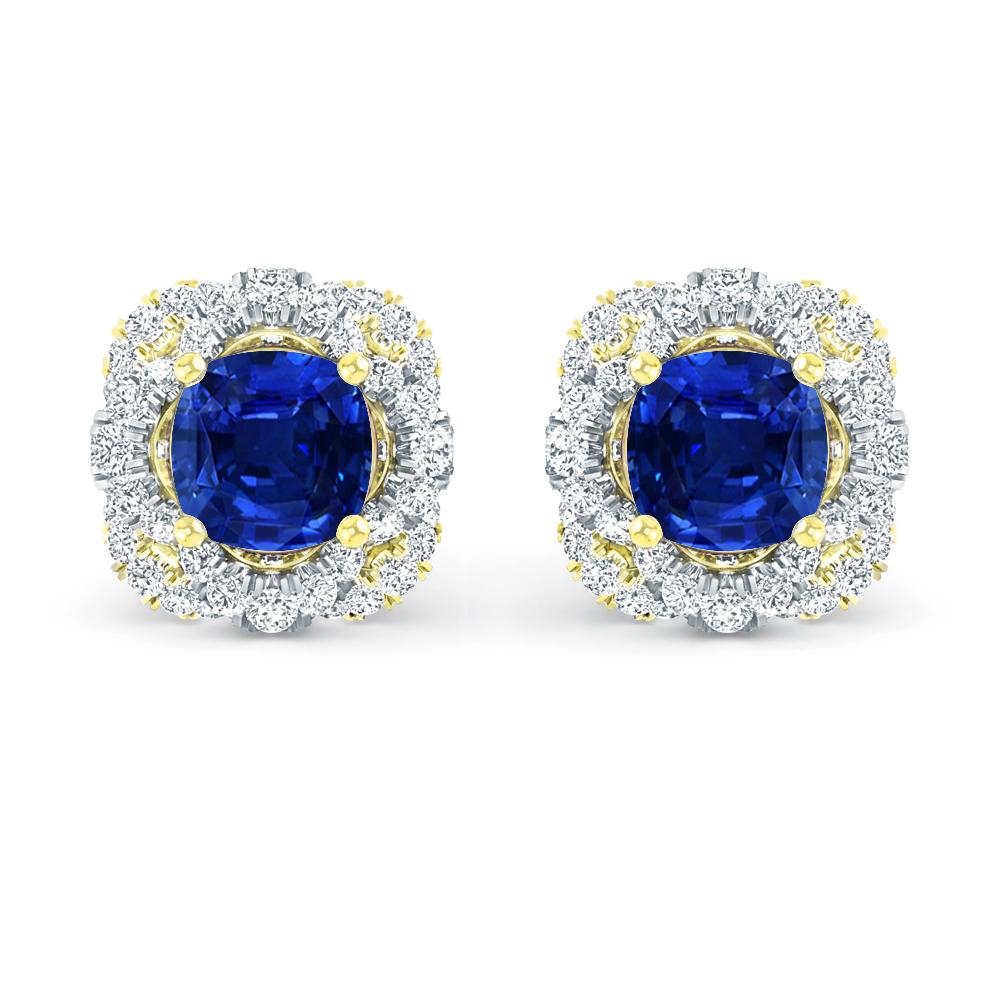 Yellow Gold/White Gold - Sapphire