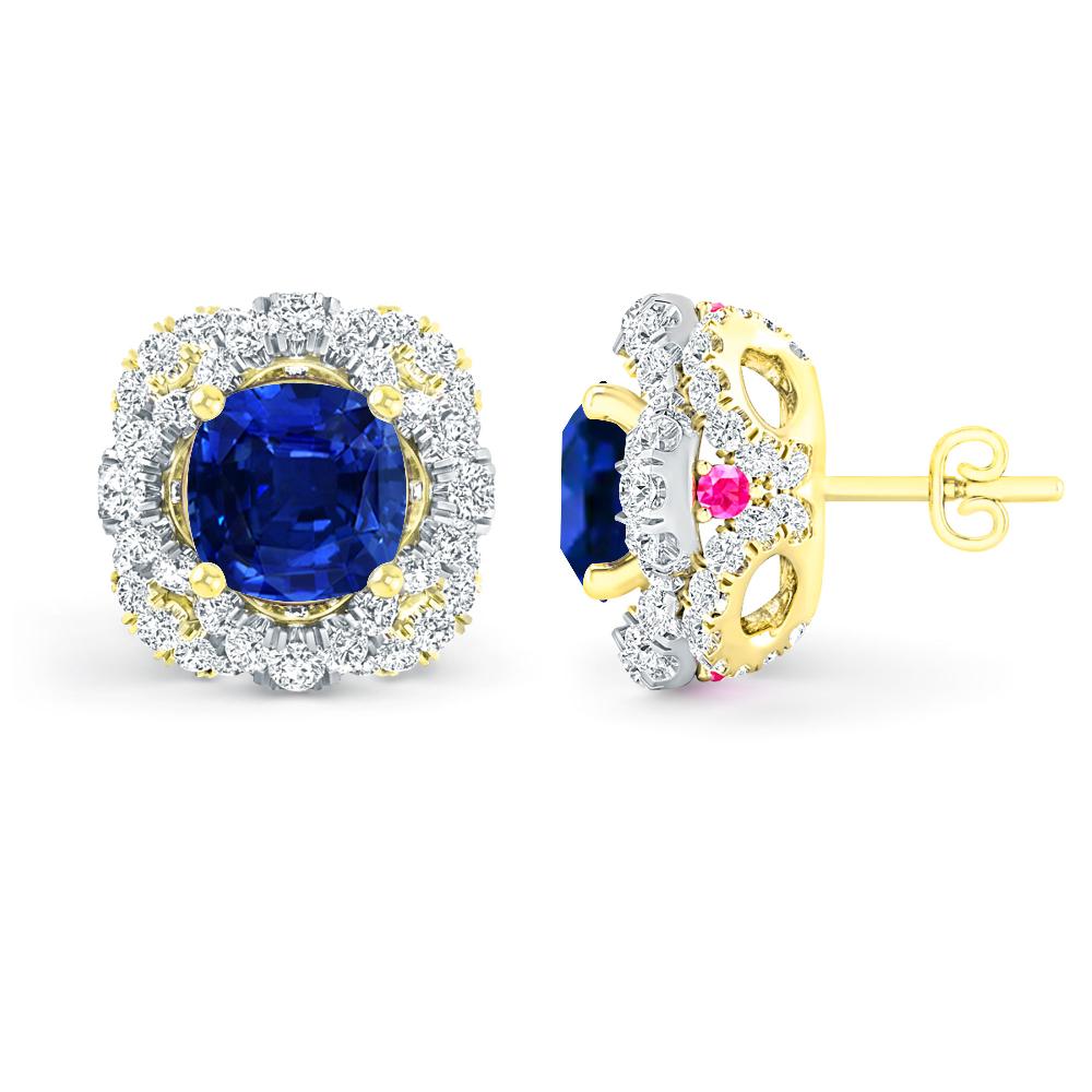 Yellow Gold/White Gold - Sapphire