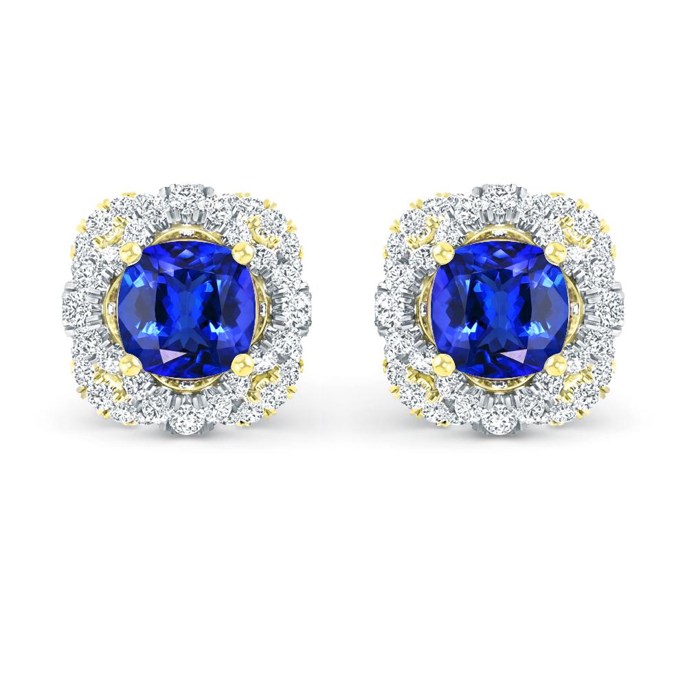 Yellow Gold/White Gold - Tanzanite