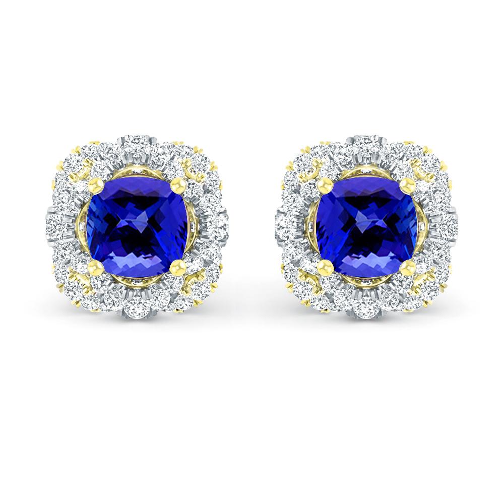 Yellow Gold/White Gold - Tanzanite