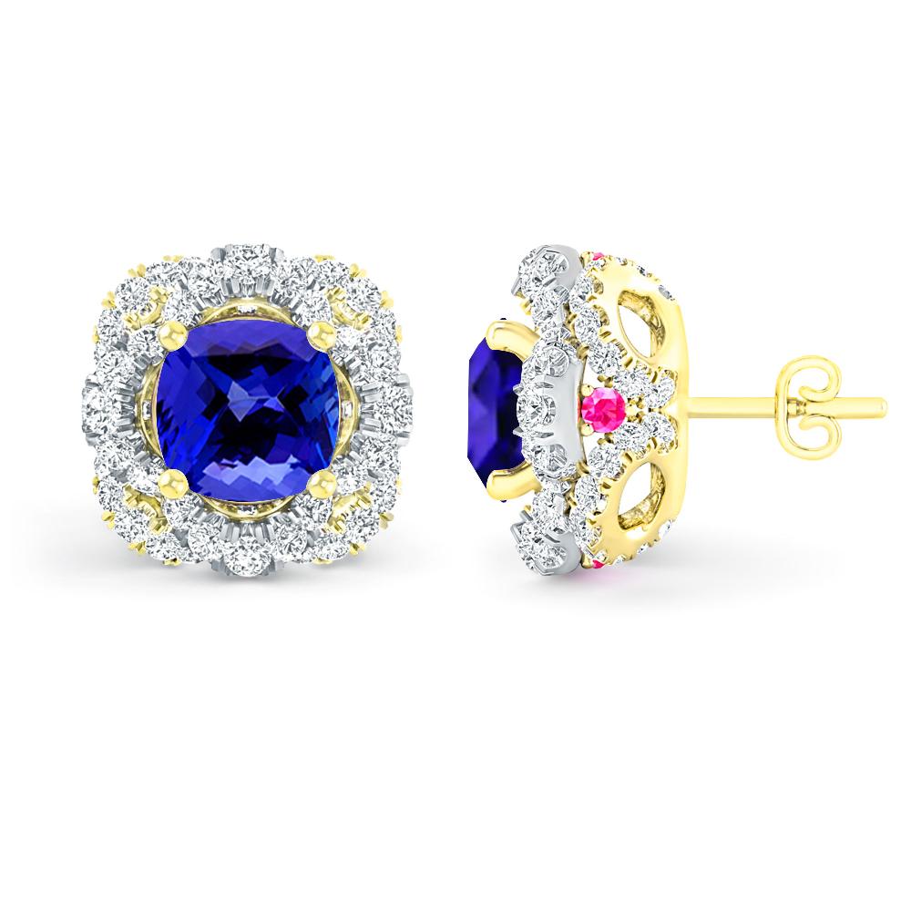 Yellow Gold/White Gold - Tanzanite