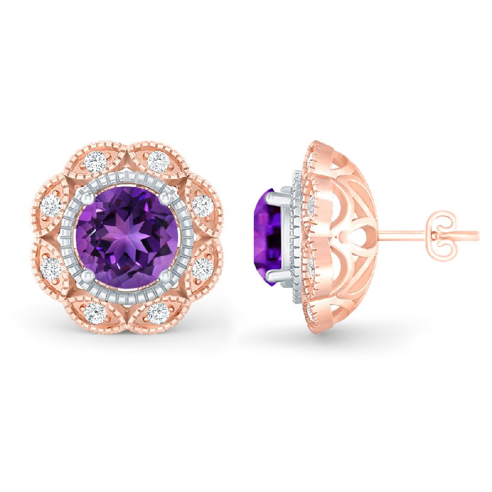 Rose Gold - Amethyst