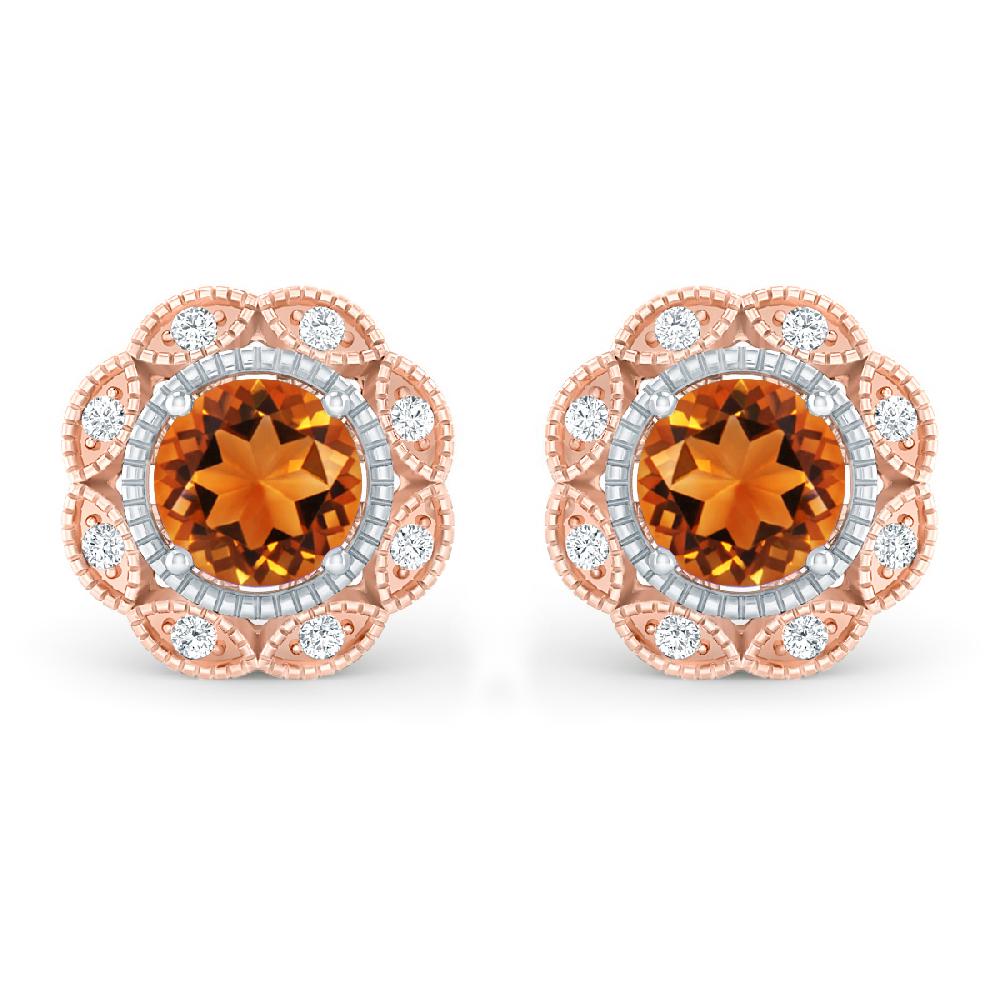 Rose Gold - Citrine