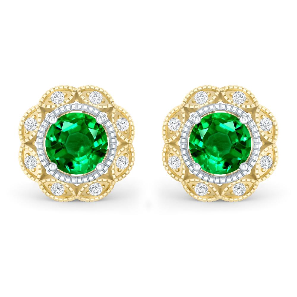 Yellow Gold - Emerald