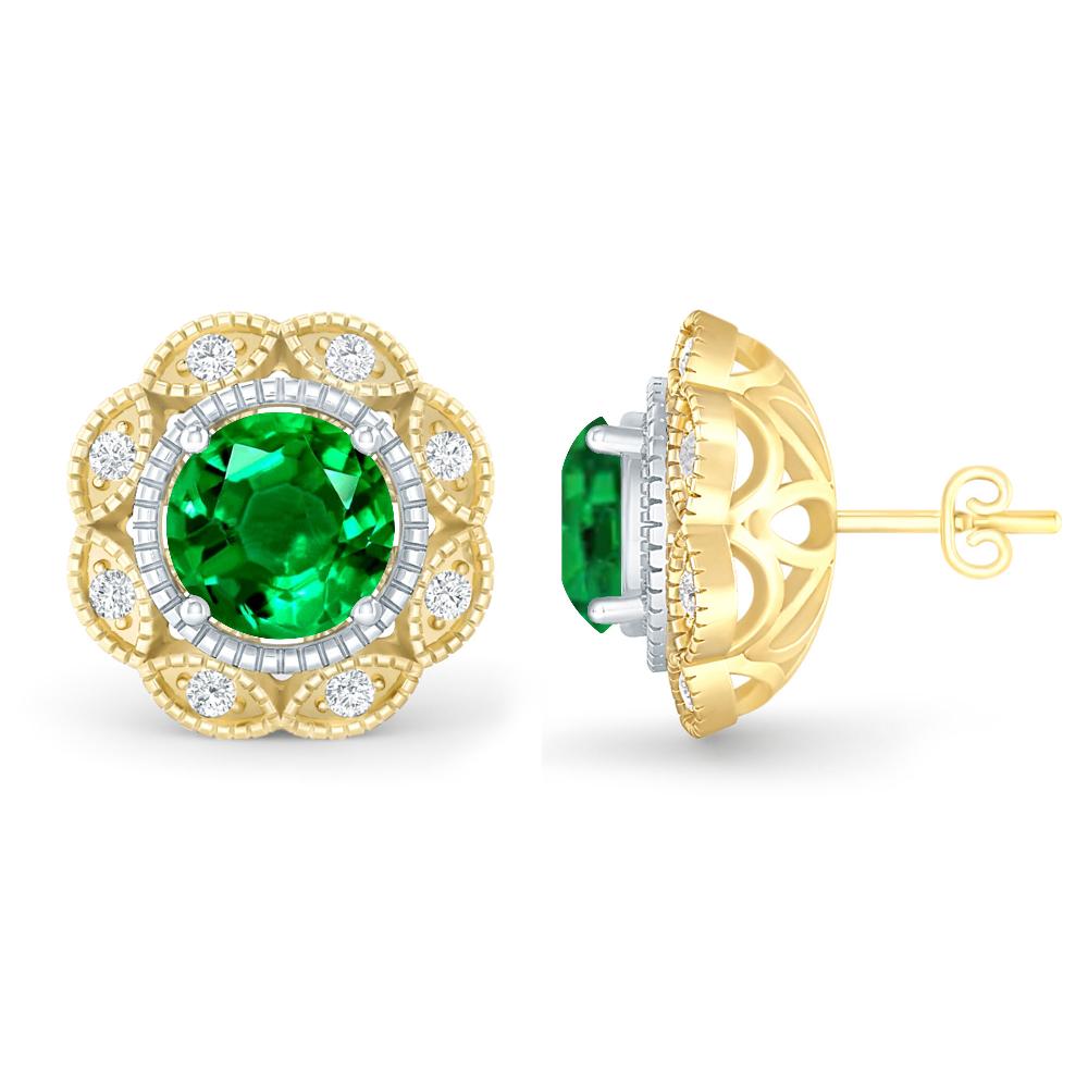 Yellow Gold - Emerald