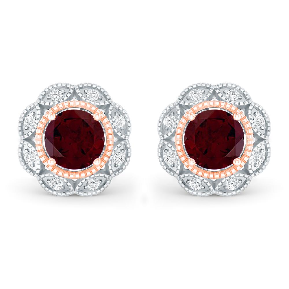 White Gold - Garnet