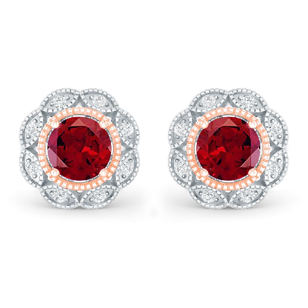 White Gold - Garnet