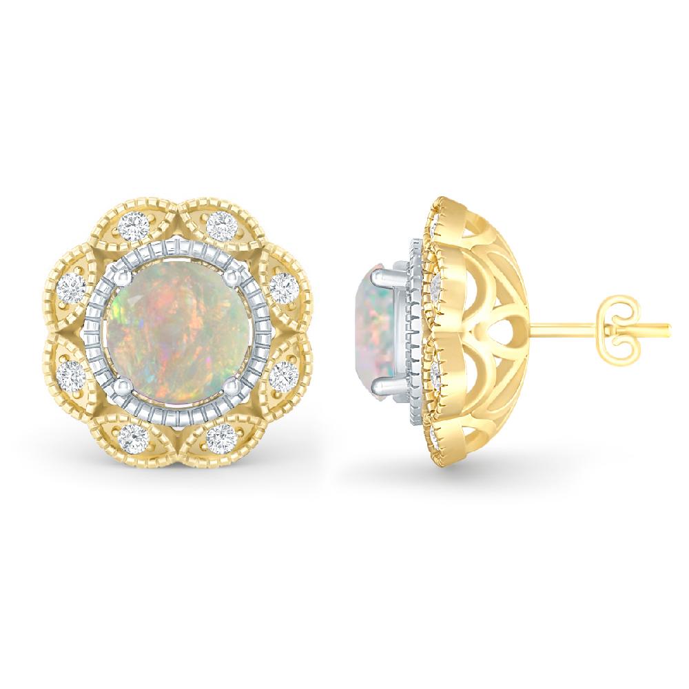 Yellow Gold - Opal