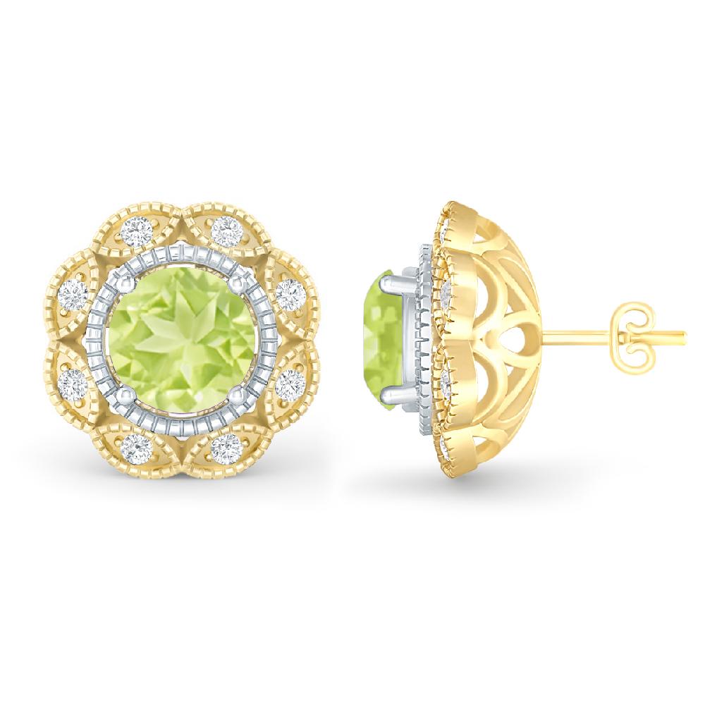 Yellow Gold - Peridot